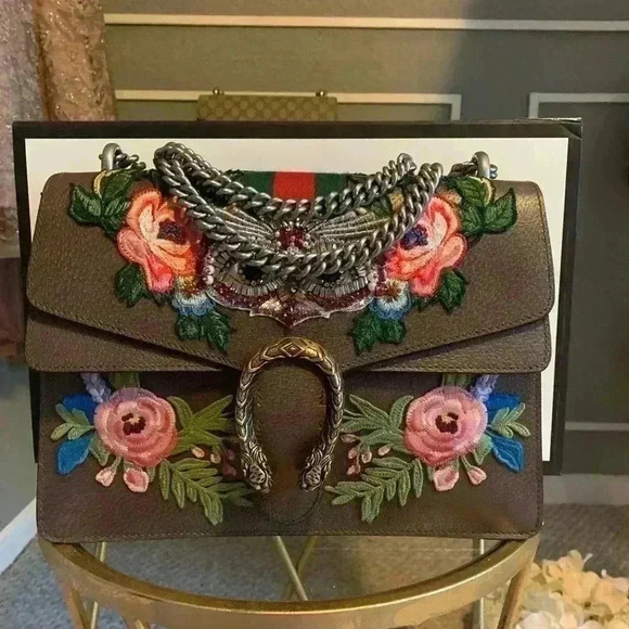 Gucci Dionysus Owl-Embroidered shoulder bag. - Picture 9 of 15